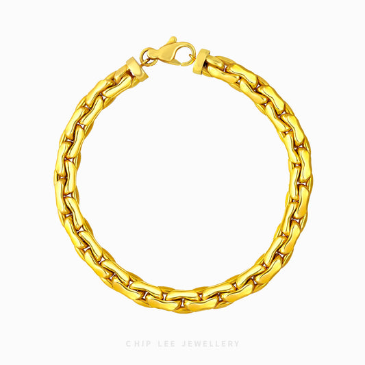 Herringbone Chain Bracelet - Chip Lee Jewellery