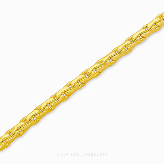 Herringbone Chain Bracelet - Chip Lee Jewellery