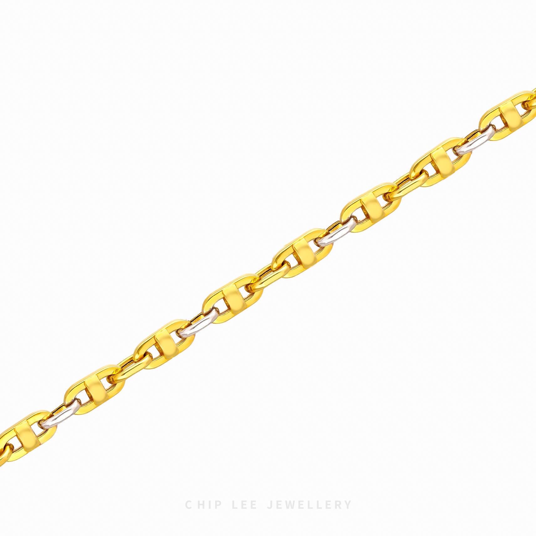 Duo Tone Link Chain Bracelet - Chip Lee Jewellery