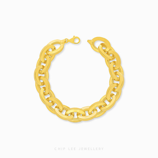 Classic Oval Link Chain Bracelet