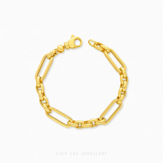 Mixed Link Chain Bracelet