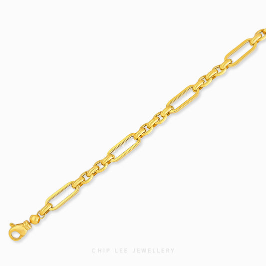 Mixed Link Chain Bracelet