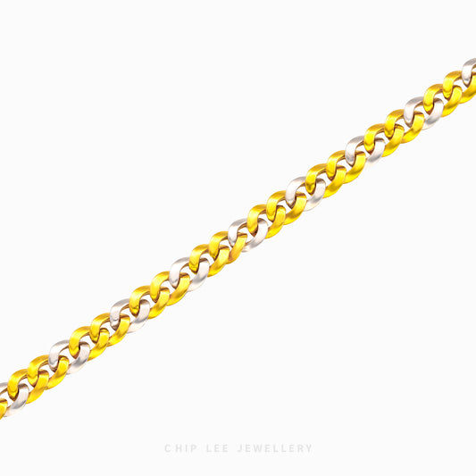Duo Tone Gold Link Chain