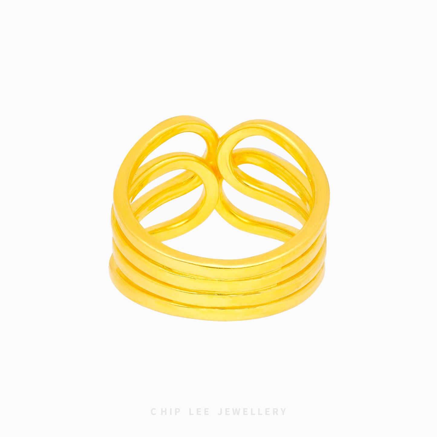 Duo Tone Trinity Ring - Chip Lee Jewellery