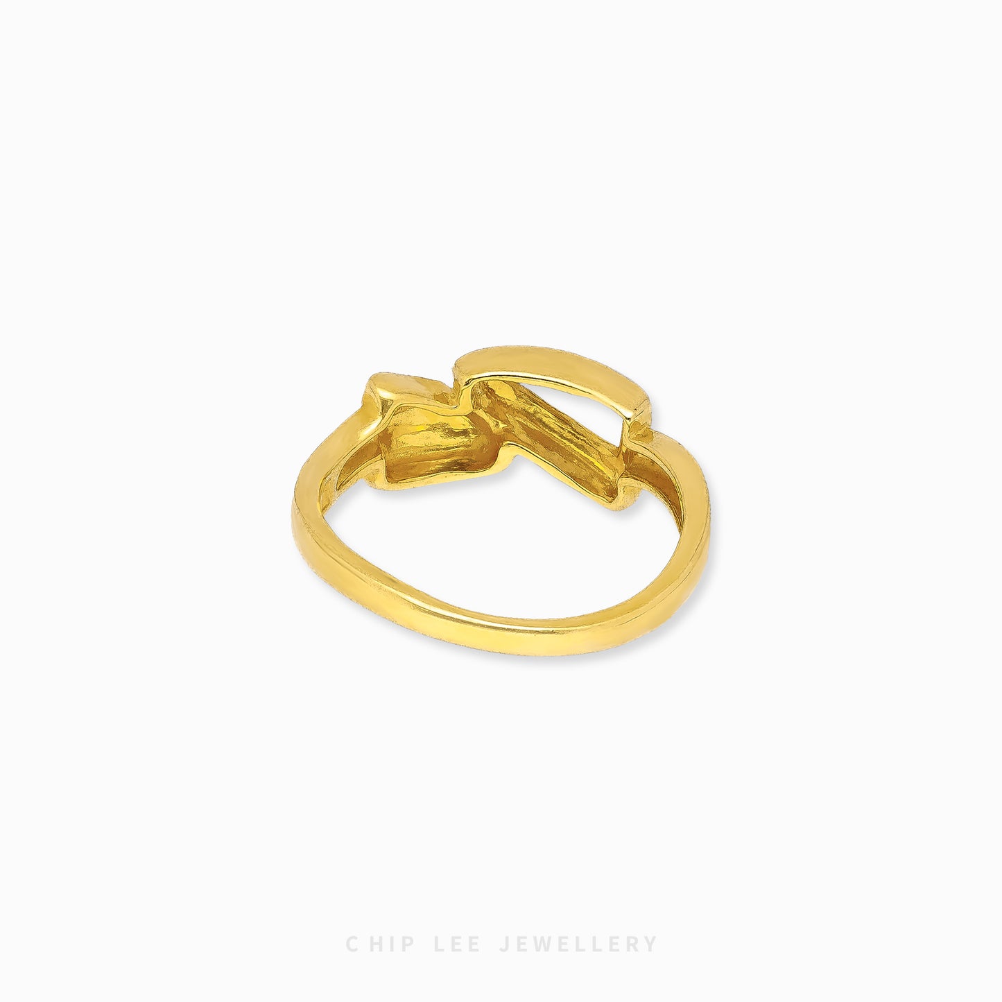 Duo Tone Triangle Ring