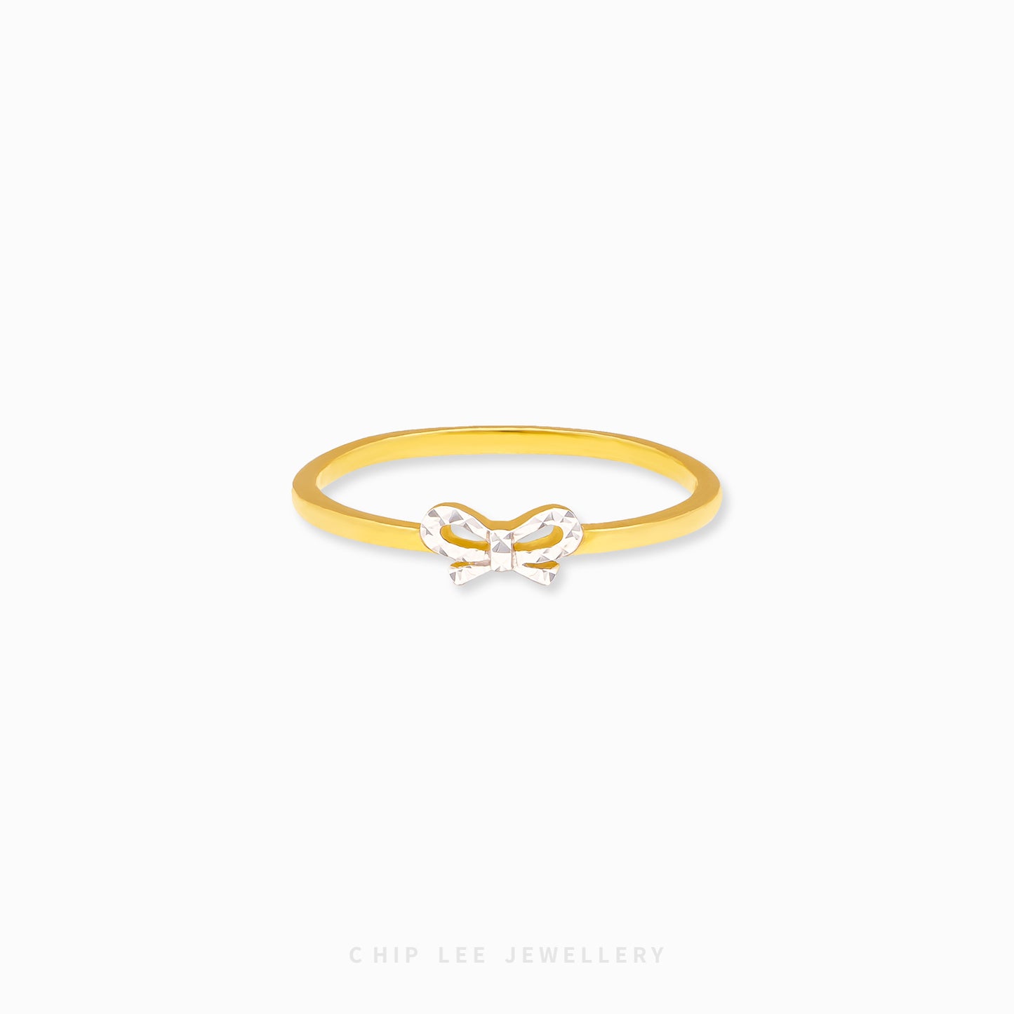 Dainty Duo Tone Ribbon Ring