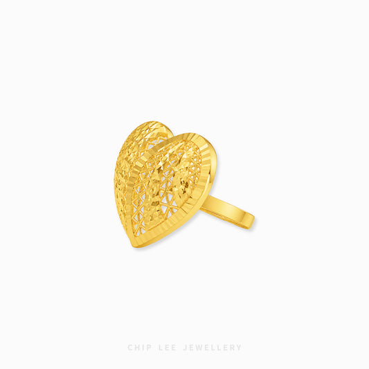 Intricate Heart Ring