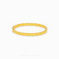 Rectangular Mixed Loop Bangle by Chip Lee Jewellery Singapore, 916/22K gold, alternating rectangular and loop design, modern aesthetics, timeless elegance.