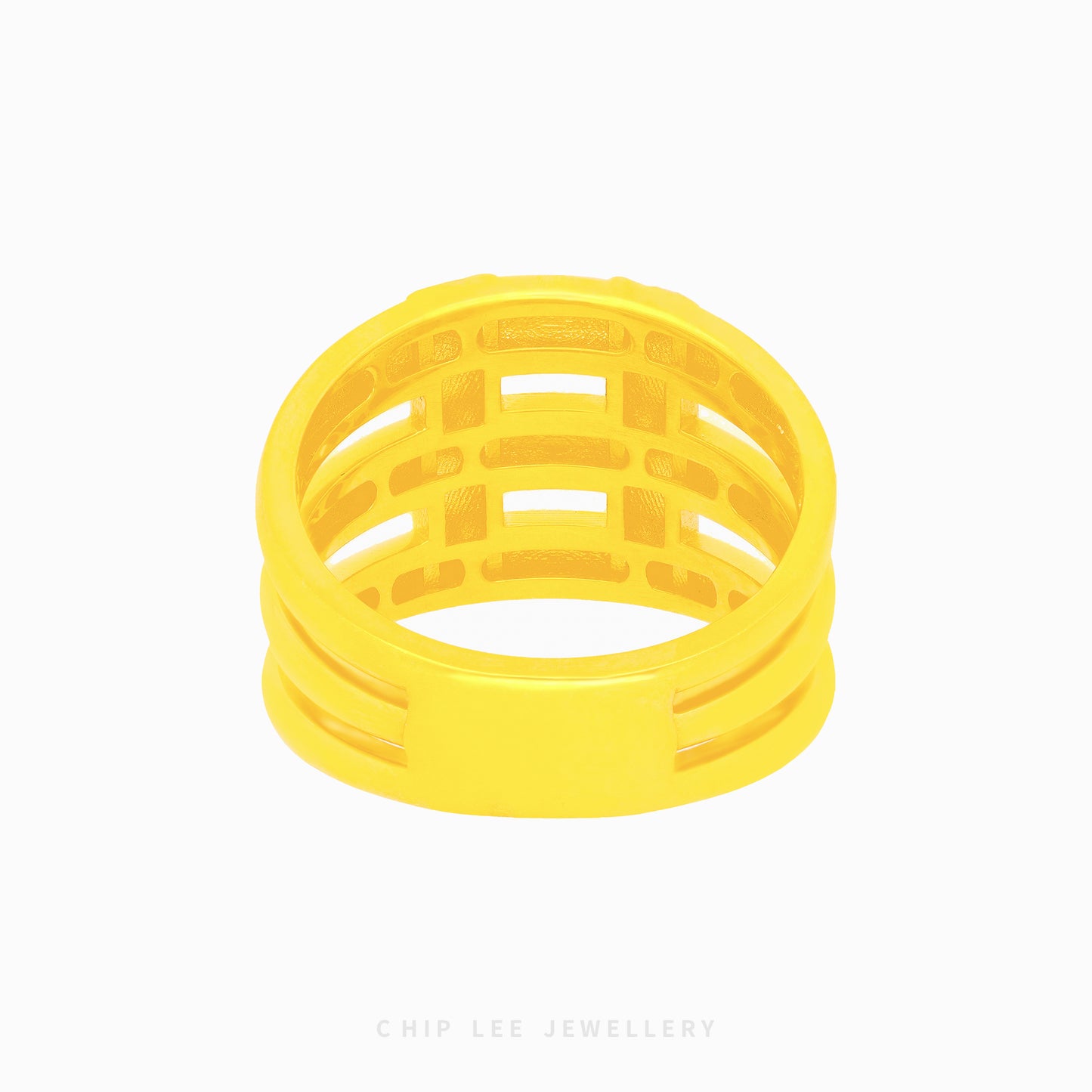 Duo Tone Triple Layer Ring