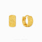 Ripple hoop earrings featuring elegant wave-inspired textured detailing.