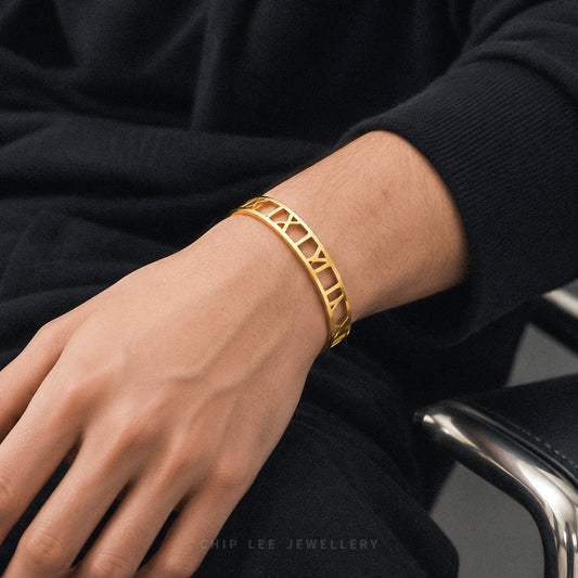 Roman Numerals Bangle