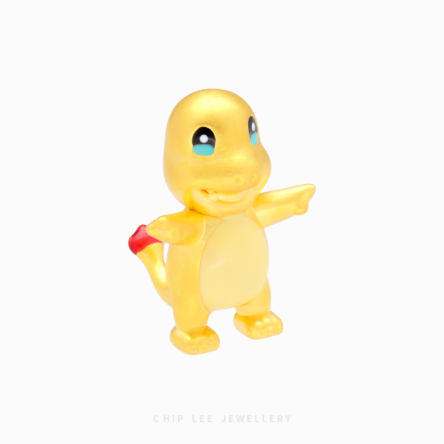 999 Pure Gold Charmander Pokémon Figurine