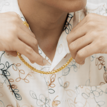 Classic Gold Wheat Chain