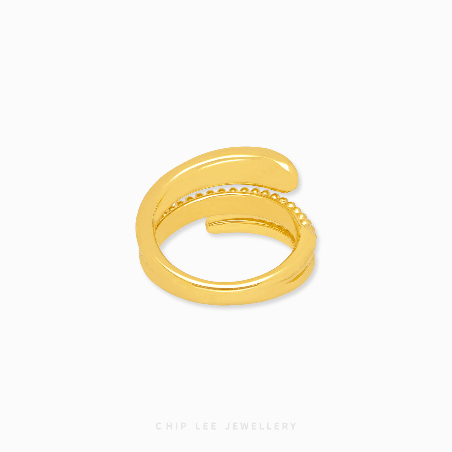 Chunky Coiled Swirl Ring