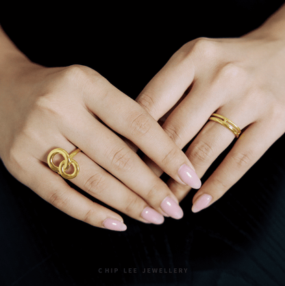 999 Pure Gold Prosperity and Wealth Ring