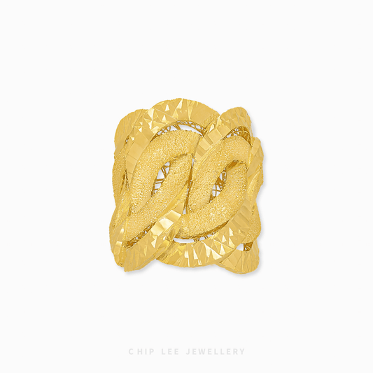 Matte Textured Coco Ring