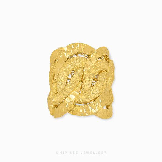 Matte Textured Coco Ring