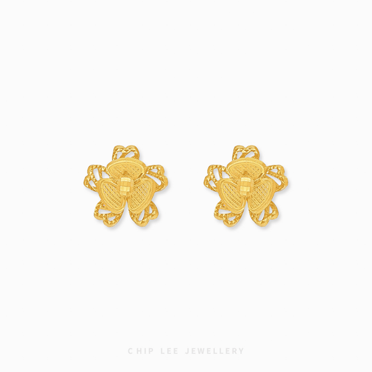 Floral Stud Earrings
