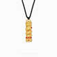 999 Pure Gold Majestic Dragon with Red Enamel Pendant