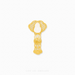 999 Pure Gold Prosperity Hu Lu ( 葫芦) Gourd He Tian Jade Pendant