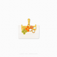 999 Pure Gold Floral Lock He Tian Jade Pendant