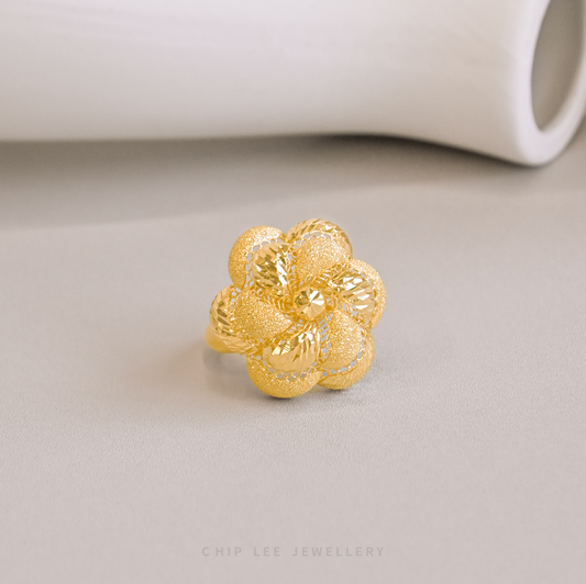 Statement Floral Ring