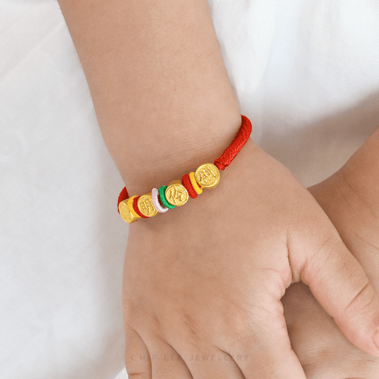 999 Pure Gold Intelligence Baby Bracelet
