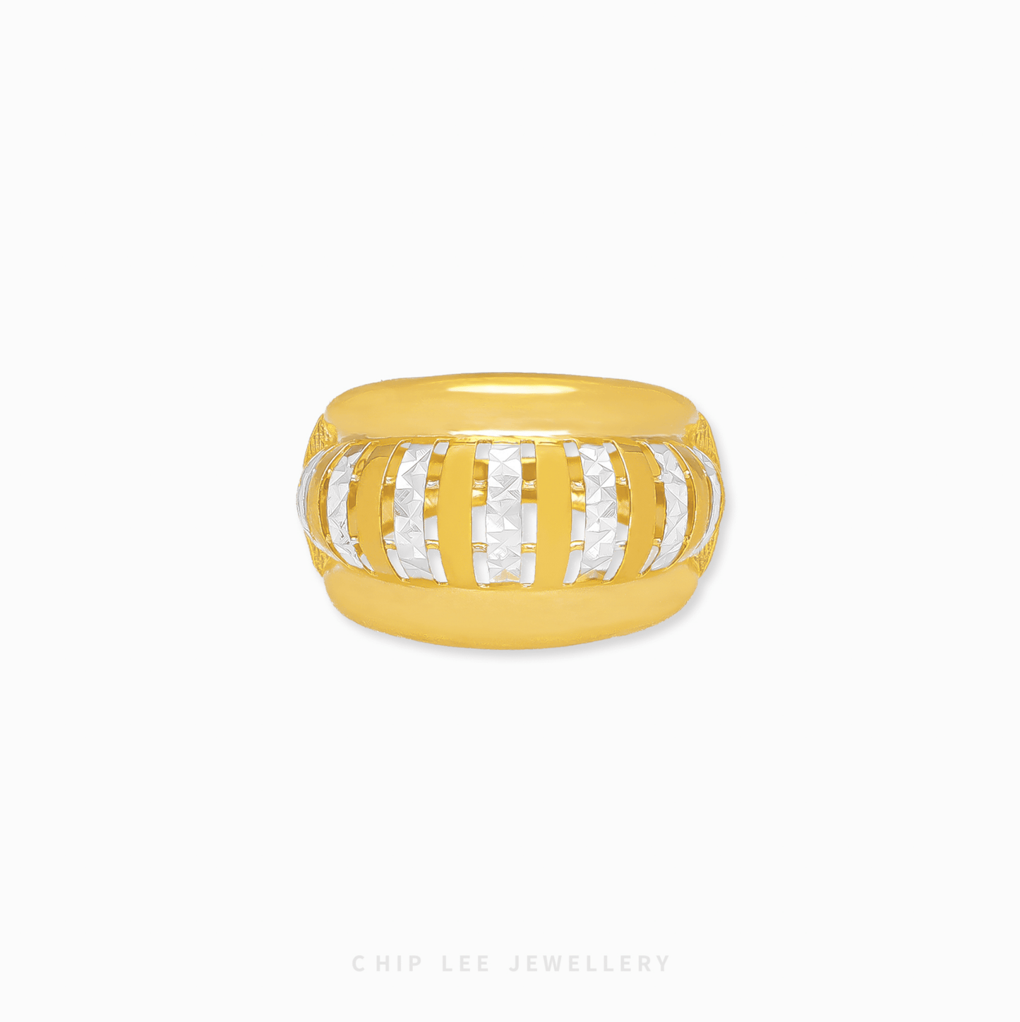 Classic Lantern Duo Tone Ring