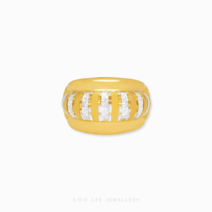 Classic Lantern Duo Tone Ring