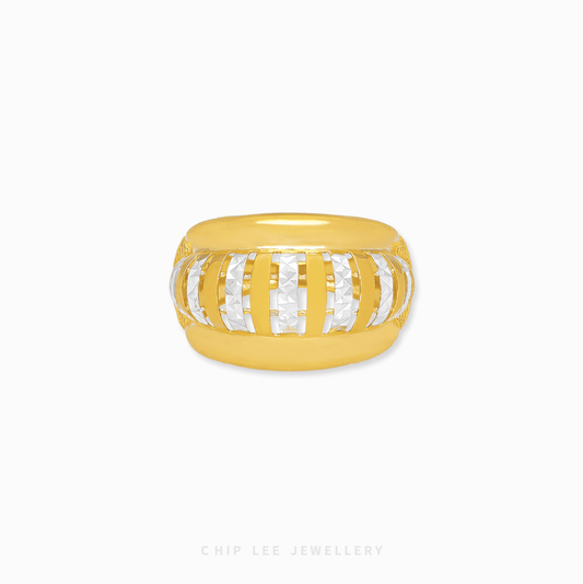 Classic Lantern Duo Tone Ring
