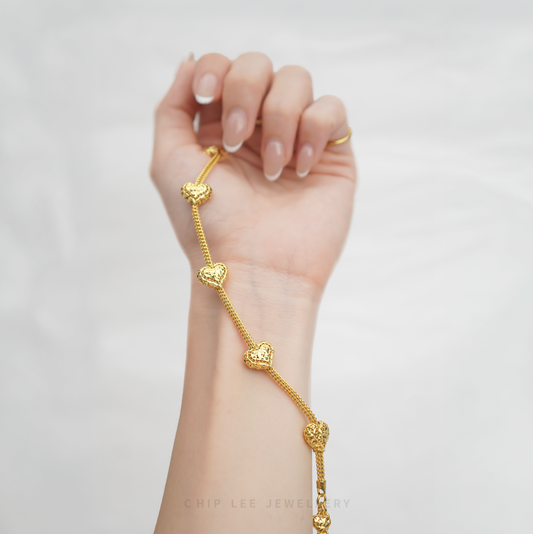 Heart Charm Bracelet