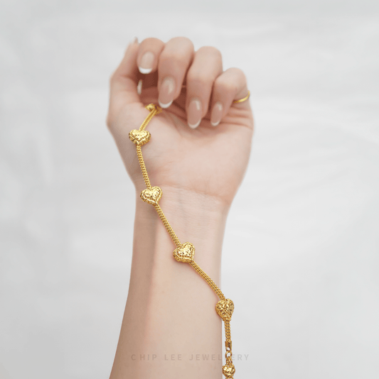 Heart Charm Bracelet