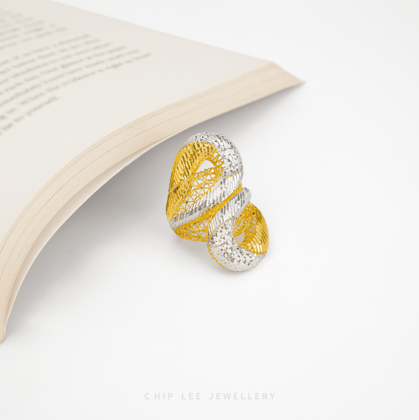 Statement Duo Tone Loop Ring