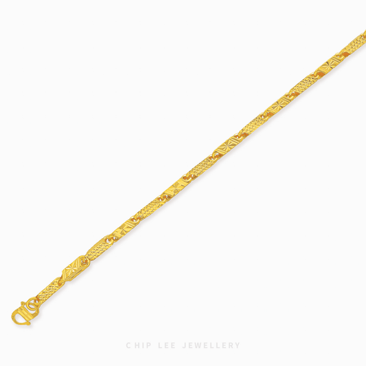 Faceted Link Bracelet