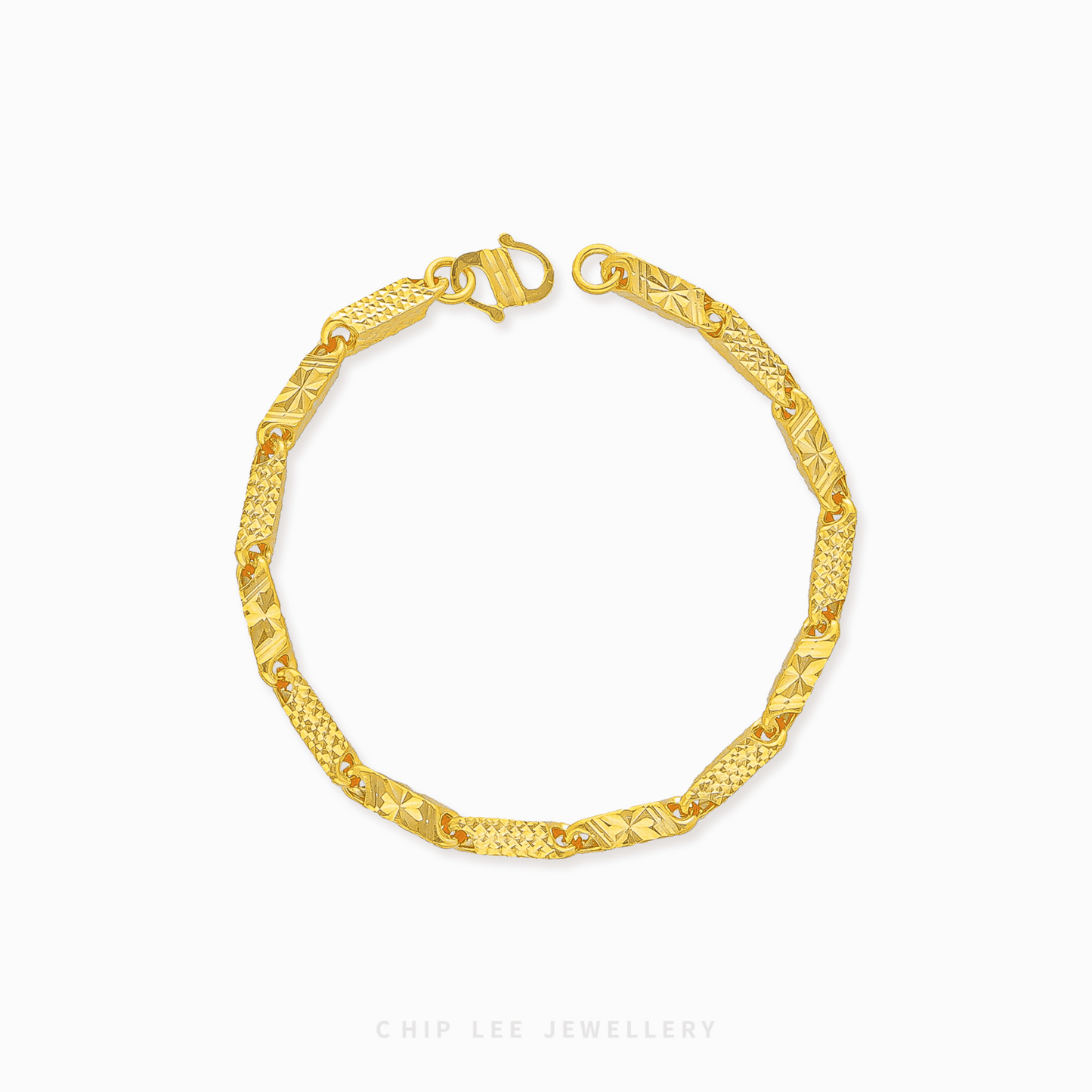 Faceted Link Bracelet