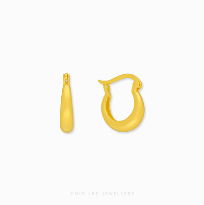 Tapered Hoop Earrings