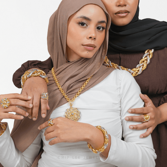 Duo Tone Cempaka Bangle