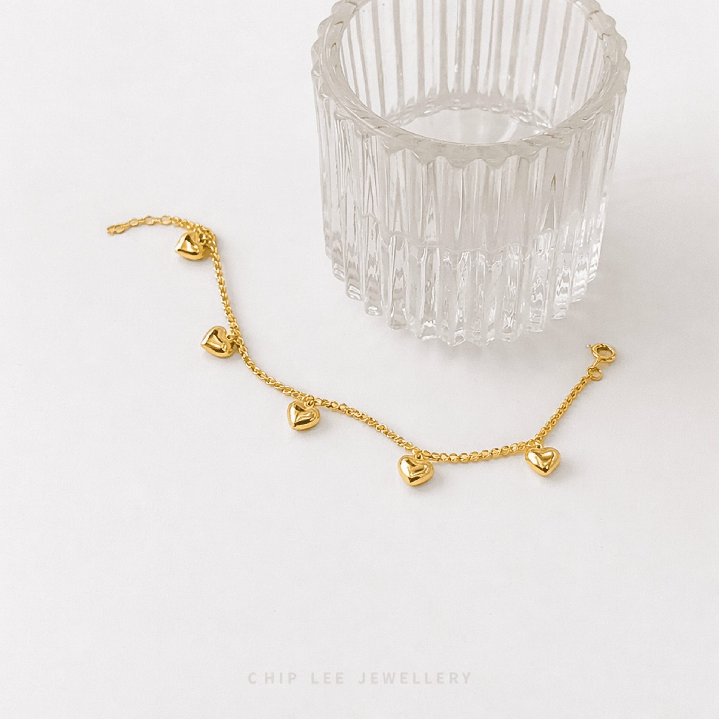 Heart Charms Bracelet