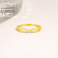 Entwined Infinity Ring