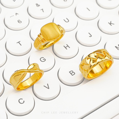 999 | 24K Chunky Braided Ring
