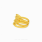 999 | 24K Chunky Intertwined Ring