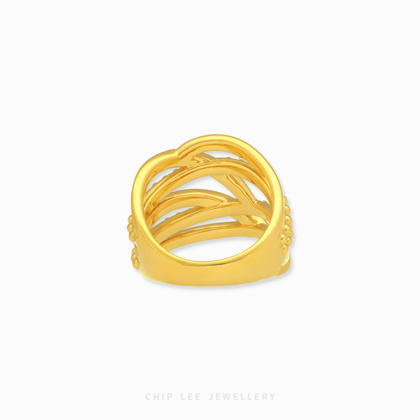 999 | 24K Chunky Intertwined Ring