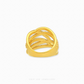 999 | 24K Chunky Intertwined Ring