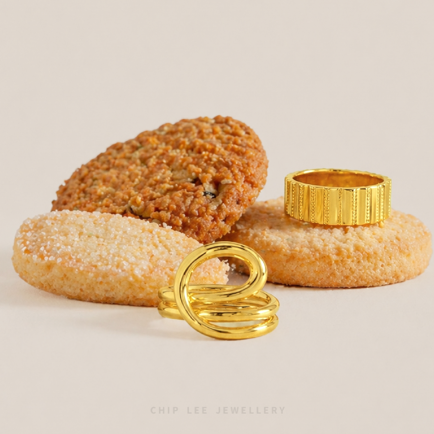 Sculptural Loop Ring