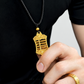 999 Pure Gold Prosperity Abacus Necklace