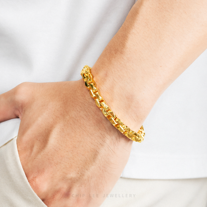 Bold Box Link Bracelet