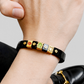 999 Pure Gold Mahjong Tiles Stretchable Bracelet