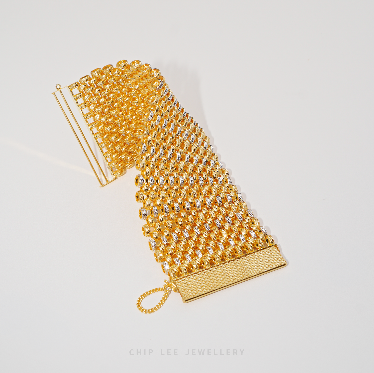 Duo Tone Lattice Bracelet