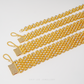 Duo Tone Lattice Bracelet