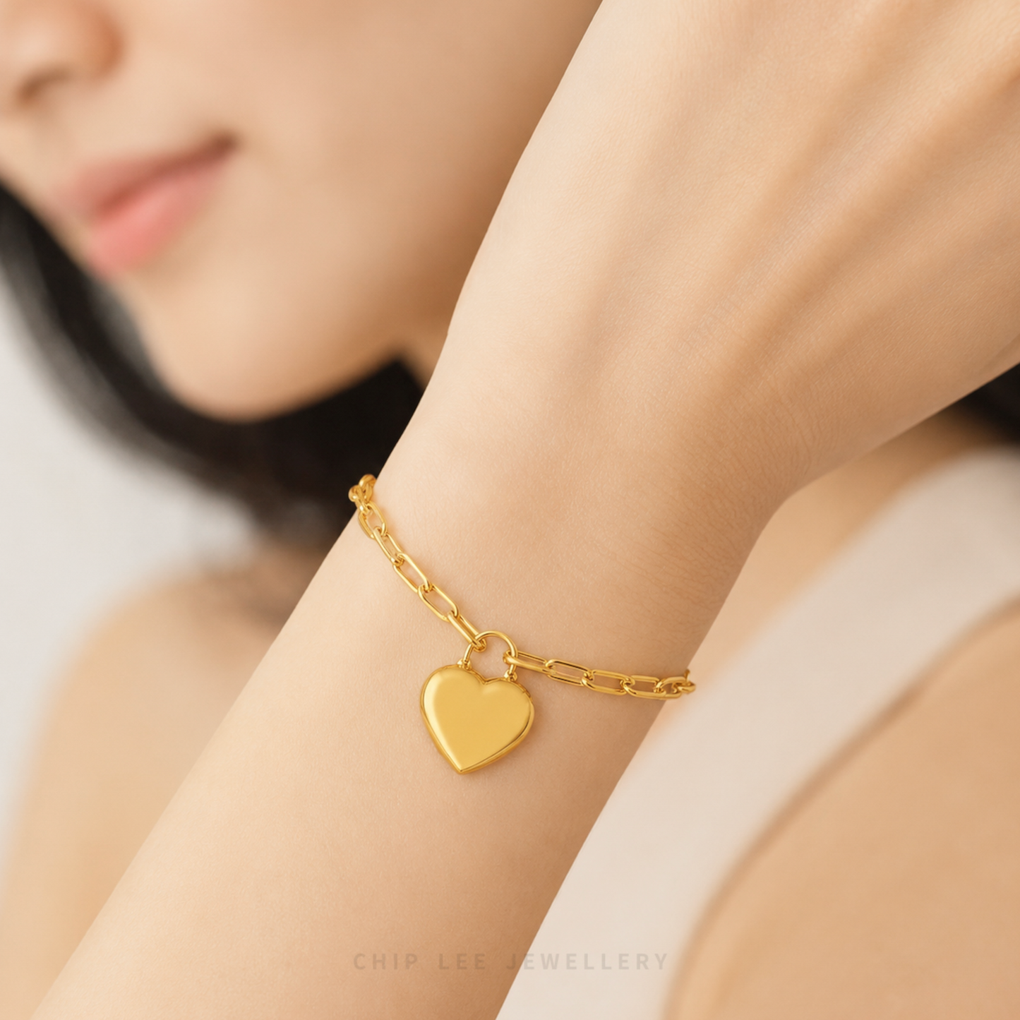 Heart Charm Bracelet